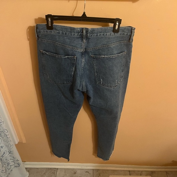 Agolde Jamie High Rise Straight Jeans in Arrival - Picture 7 of 9